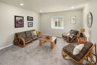 Upstairs bonus room.