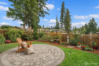 This area is perfect for a fire pit, as well.