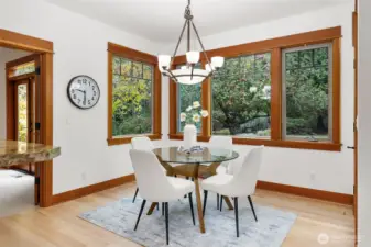 Situated just off the Kitchen is a 2nd dining space for everyday meals