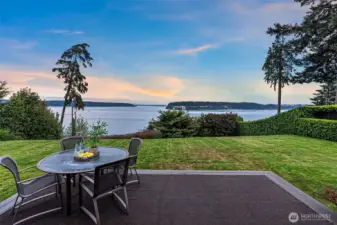 backyard with large views and beach access