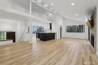 View of great room from entrance