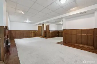 Lower level rec room