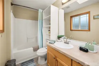 Bathroom off of primary bedroom!