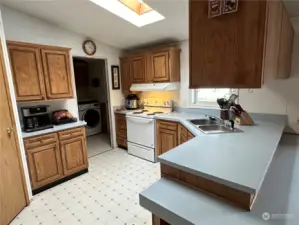 Freshly painted kitchen