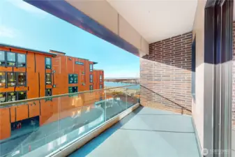 View from deck looking NW.