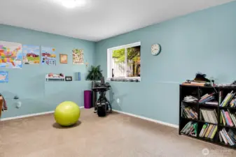 Exercise Area in the back of the Family Room