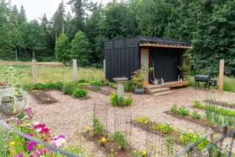 Garden space and artist studio