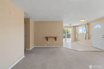 Living room to dining room