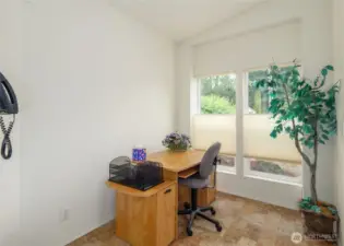 office area off kitchen