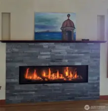 remote controlled fireplace