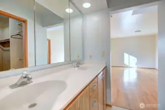 Primary vanity, main level