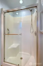 Primary shower, main level