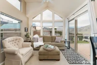 Room to stretch out and still enjoy the views.