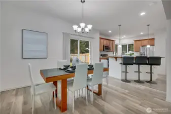 Kitchen on mail level.