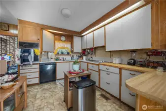 Kitchen on main level.