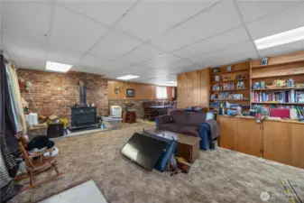 Lover level family room.