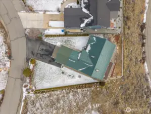 Drone view of 214 Stehekin Way