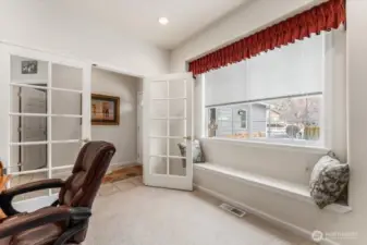 Office off of the main entry