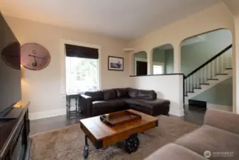 Spacious open living room.