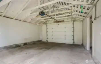 Convenient alley-access garage.