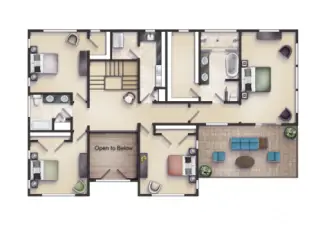 Second Floor Rendering