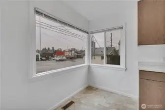 Kitchen dining area.