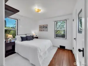 Nice size second bedroom on the main floor.