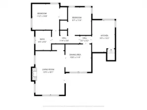 First floor floorplan.