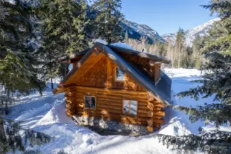 Iconic custom log home!