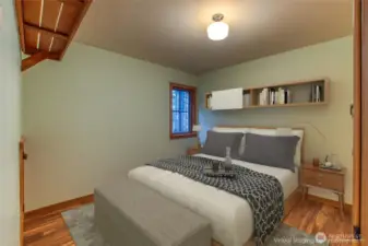 Second main floor bedroom.