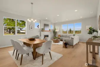 Photographs are for illustrative purposes only. Features, finishes, interior/exterior colors, landscaping and floorplan shown may vary from actual homes built.