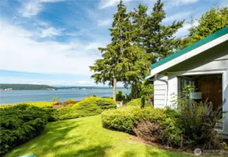 Expansive Saratoga Passage views from your private Whidbey Island retreat.