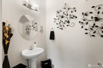 Main floor guest 1/2 bath