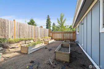 Area for gardening.