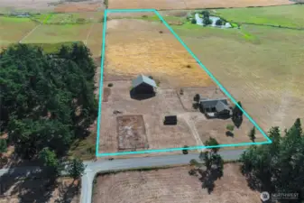 Just shy of ten acres, what a playground for becoming a mini-farm.
