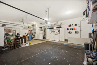 3-car garage offers plenty of space for vehicles, storage, projects, & hobbies.
