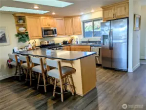 Updated kitchen with new appliances in 2024.