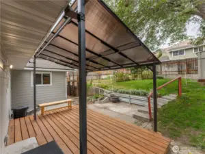 New covered deck