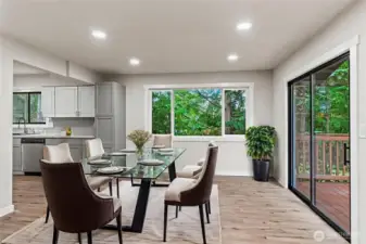 Upstairs Dining-Virtually Staged