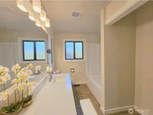 Up Stairs Guest/Laundry-Virtually Staged