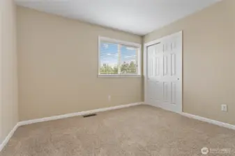 Second of the two upstairs bedrooms.