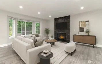 Living Room - Virtually Staged