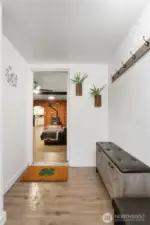 Covered Porch front entry