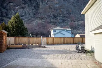 Back garden area