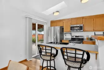 Island Kitchen w/ Newer Refrigerator