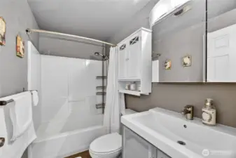 Updated Secondary bathroom