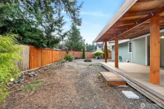Huge yard w/ firepit make this home an entertainer’s dream