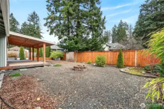 Huge yard w/ firepit make this home an entertainer’s dream