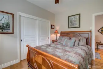 Main guest room also has a nice, large closet.