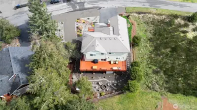 The rear deck and back yard make for a beautiful, private, outdoor oasis to enjoy the best days outside!